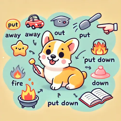 Фразовые глаголы с put. Примеры