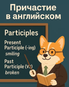 причастие в английском — Present Participle (-ing) и Past Participle (V3)