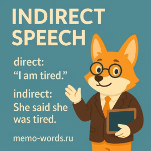 Indirect Speech — косвенная речь в английском языке с примерами и правилами