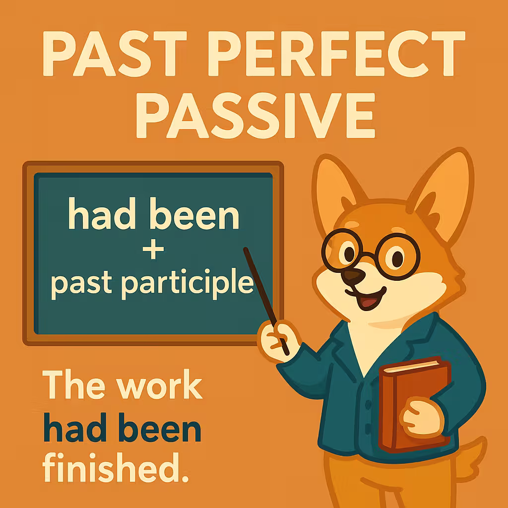 Past Perfect Passive — прошедшее перфектное страдательное залог в английском языке с правилами и примерами