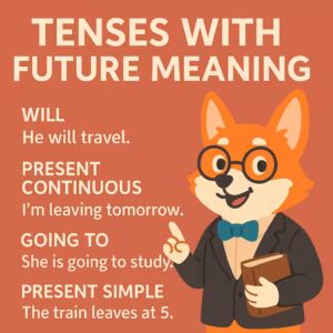 Tenses with Future Meaning — времена английского языка с будущим значением, правила и примеры