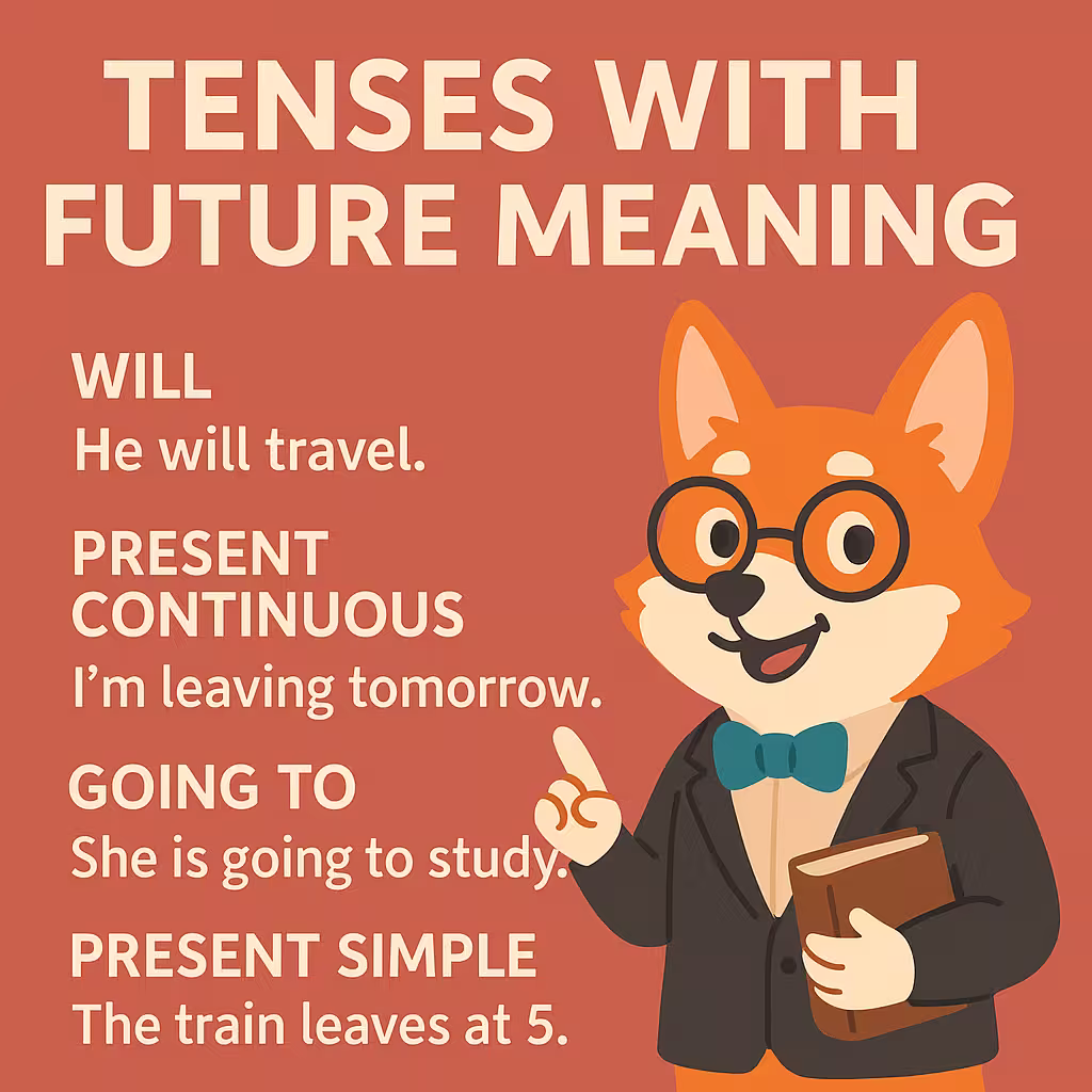 Tenses with Future Meaning — времена английского языка с будущим значением, правила и примеры